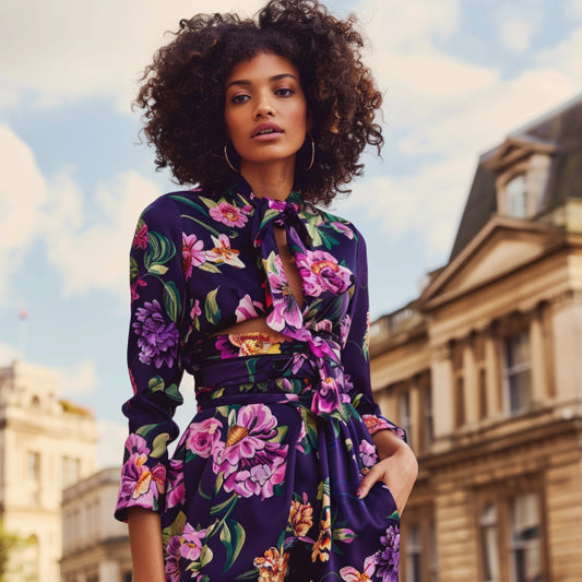Exclusive Summer Wear Special Printed Cool Printed Western Co-Ords Set