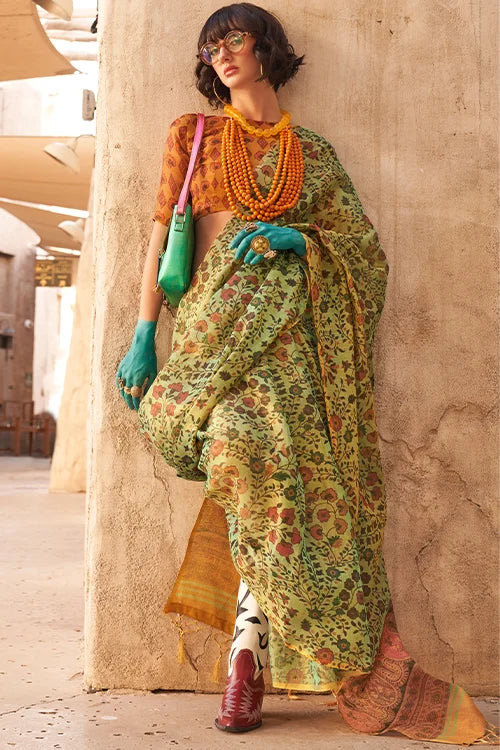 New Designer Saree With Blouse