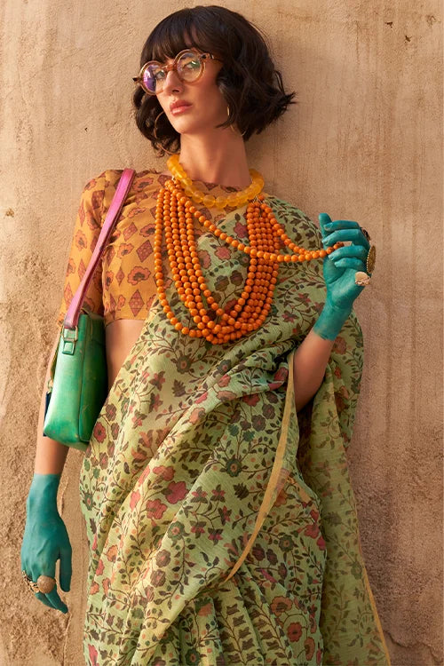 New Designer Saree With Blouse