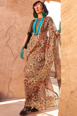 Fancy Saree With Blouse Piece