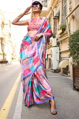 Silk saree With Designer Blouse