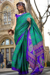 Fancy Beautiful Satin Silk Saree