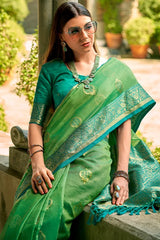 Beautiful-Soft-Silk-Saree-With-Blouse