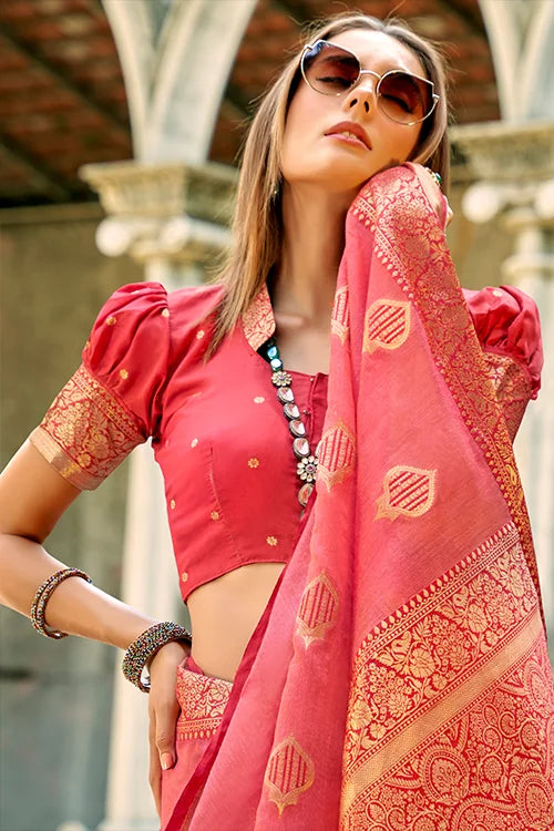 Designer-Saree-With-Blouse-Piece