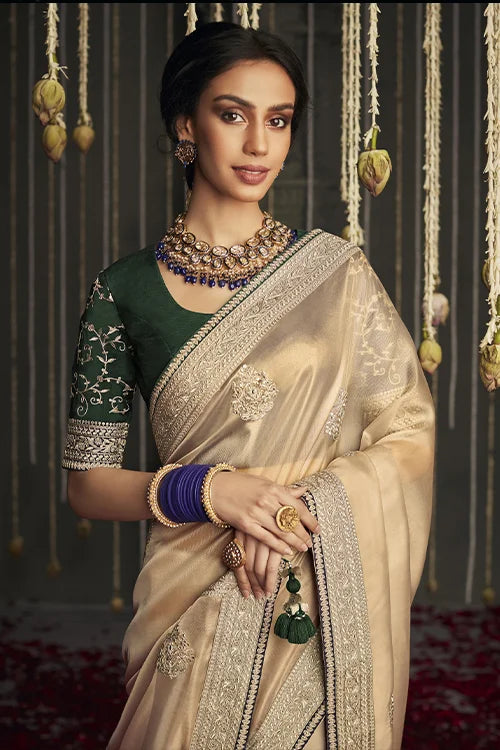 Silk Saree With Heavy Blouse