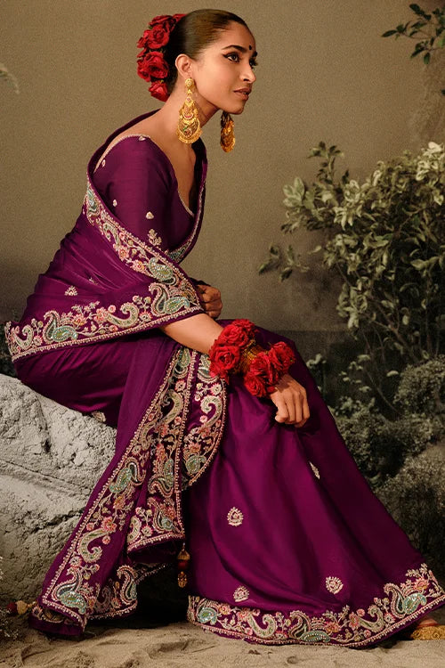 Party Wear Silk Saree