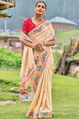 Party Wear Sari With Blouse