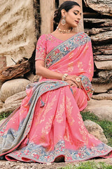 Wonderful Women Collection Designer Saree With Designer Blouse At Shubhkala Fashion