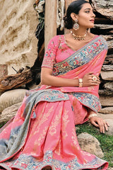 Wonderful Women Collection Designer Saree With Designer Blouse At Shubhkala Fashion