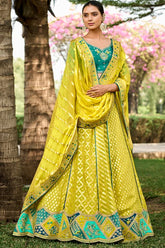 Haldi Function Bridal Wear Collection For Women Chaniya Choli