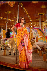 Party Wear Banarasi Silk Saree