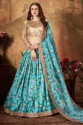 SKY BLUE LEHENGA
