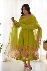 Elegant Black Anarkali Suit Design