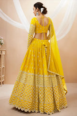 Trendy Yellow Lehenga Choli Designs