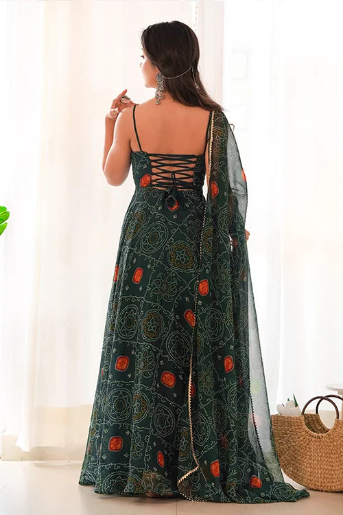 New designer Anarkali gown set