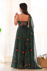 New designer Anarkali gown set