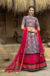 Printed Work Lehenga Choli