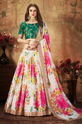 Lehenga choli printed