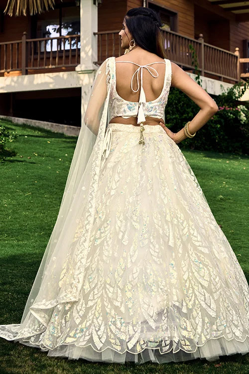 Backless lehenga choli designs