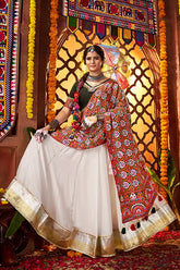 White Chaniya Choli for Navratri