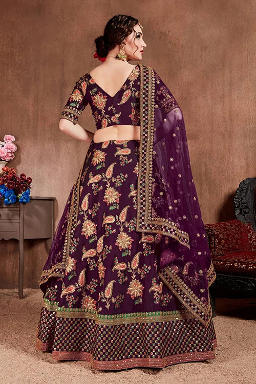 double dupatta lehenga choli