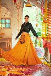 Navratri Crop-Top Skirt