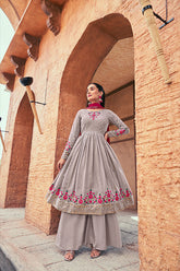 Kurta Palazzo Dupatta