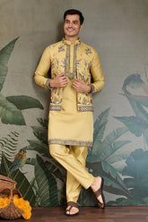 Haldi Yellow Kurta Pajama Men