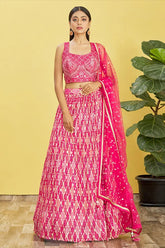 Pink lehenga choli