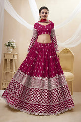 Pink Wedding Lehenga Choli