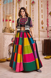 Jacket Style Multi Color Chaniya Choli