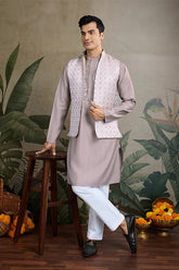 Designer Lavender Kurta for Men