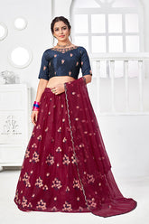 Contrast Lehenga Choli