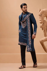 Teal Blue Kurta with Dupatta