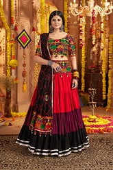 Multi Color Cotton Chaniya Choli