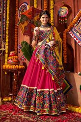 Traditional Mirror Work Chaniya Choli