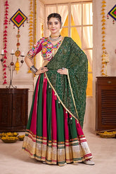 Multi Color Cotton Chaniya Choli