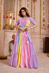 Multi Color Cotton Chaniya Choli