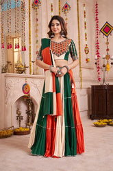 Multi Color Navratri Chaniya Choli