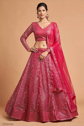 Hot Pink Lehenga Choli