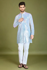 Stylish Ombre Blue Kurta