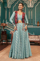 Jacket Style Navratri Chaniya Choli