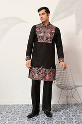 Premium Black Kurta Pant Set