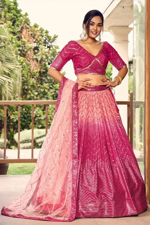 Pink lehenga choli