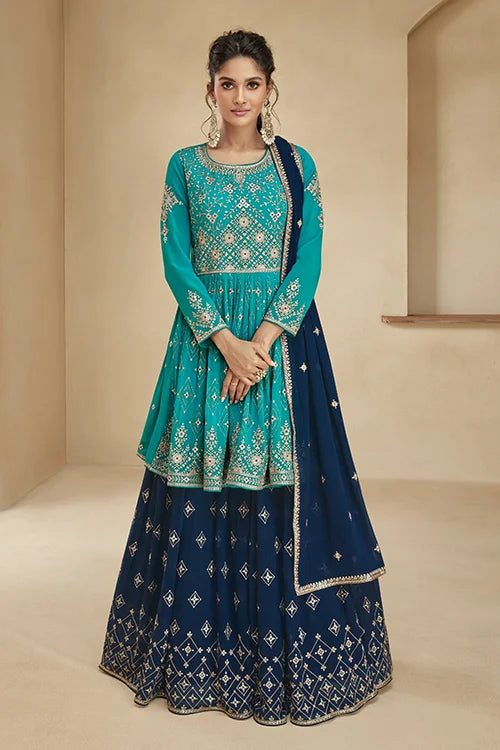 Salwar suit wearing style discount
