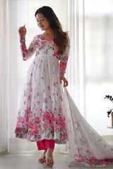 Bridal Organza Silk Anarkali Collection