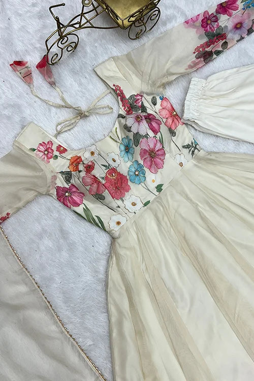 Stylish Anarkali with Dupatta