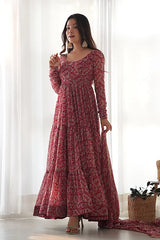 Stylish Kalamkari Anarkali Outfit