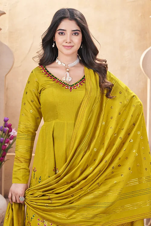 Yellow Haldi Outfit