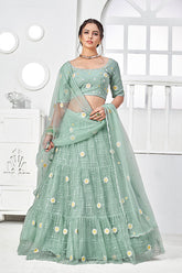 Green Lehenga Choli